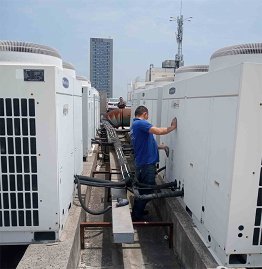 富民中央空调制热和不制冷系统维修方法